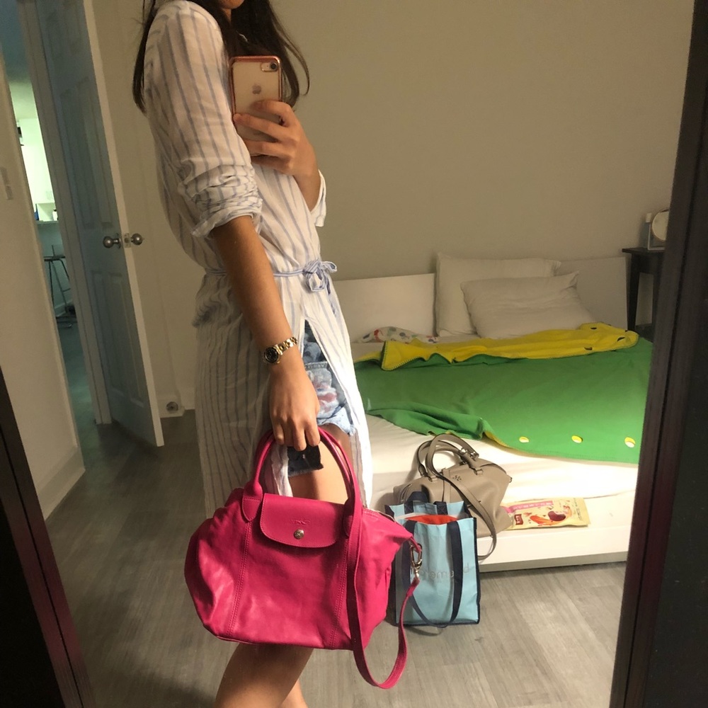 Longchamp leather bag